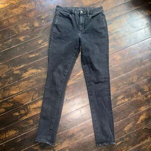 American Eagle super hi-rise stretchy mom style 6 jeggings